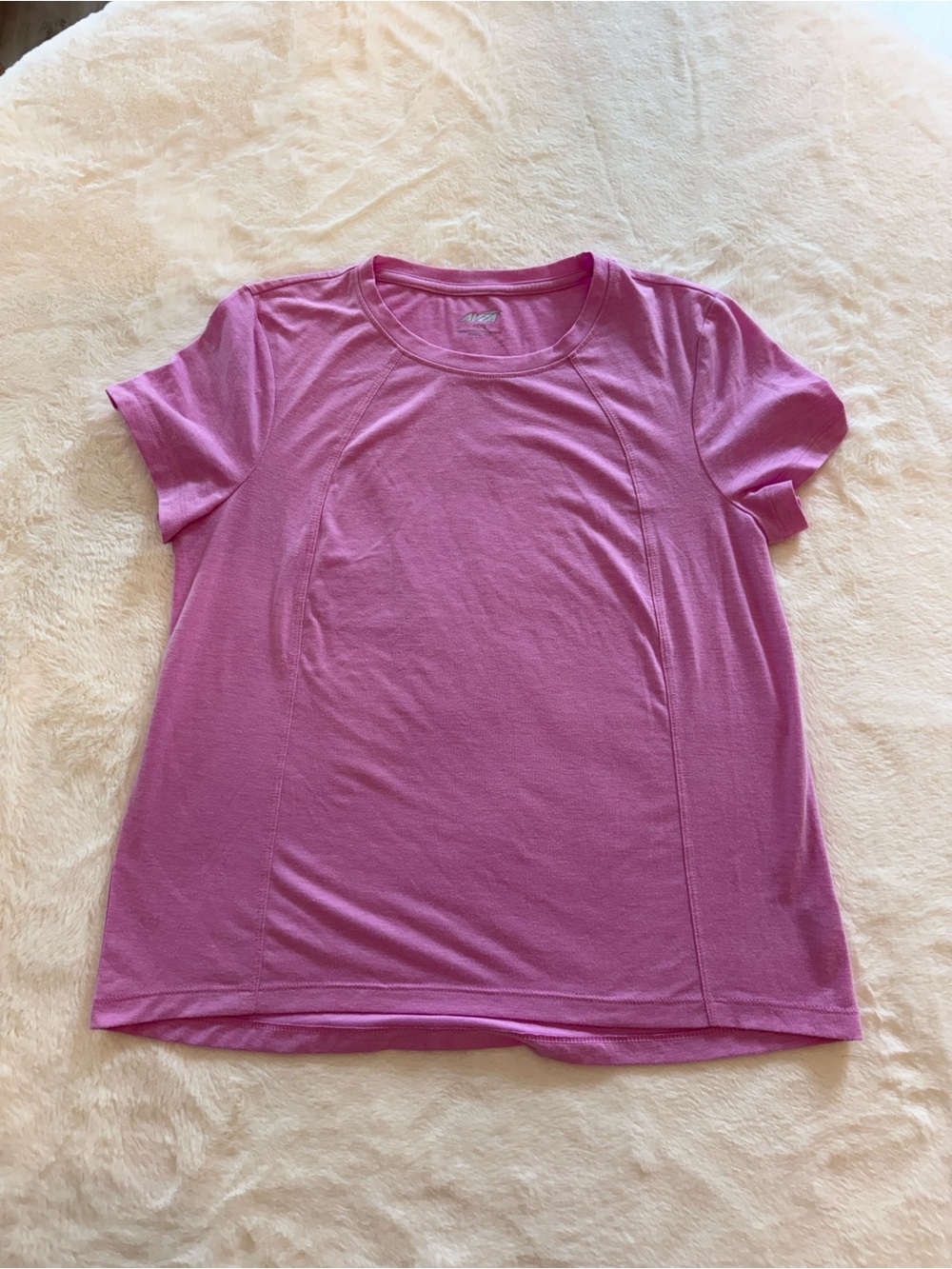 Avia Magenta Short-Sleeve Crewneck Athletic Tee